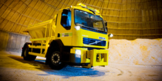 Gritting routes and grit bin locations