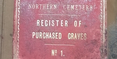 Register of purchased graves book