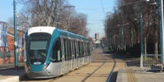 Daytime tram testing on the Clifton Line