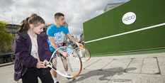 Tennis in the Square