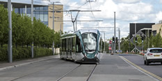 Tram Chilwell Line NG2 Business park May 2015