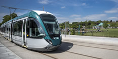 Tram Chilwell Line Highfields park May 2015