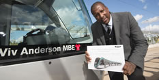 Viv Anderson Tram