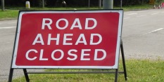 road closed