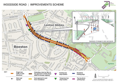 woodside road roadworks