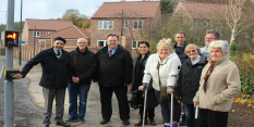 Residents welcome new pedestrian crossing in Daleside Road