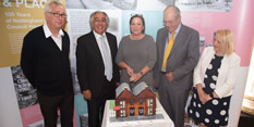 100 years of council housing cake cutting
