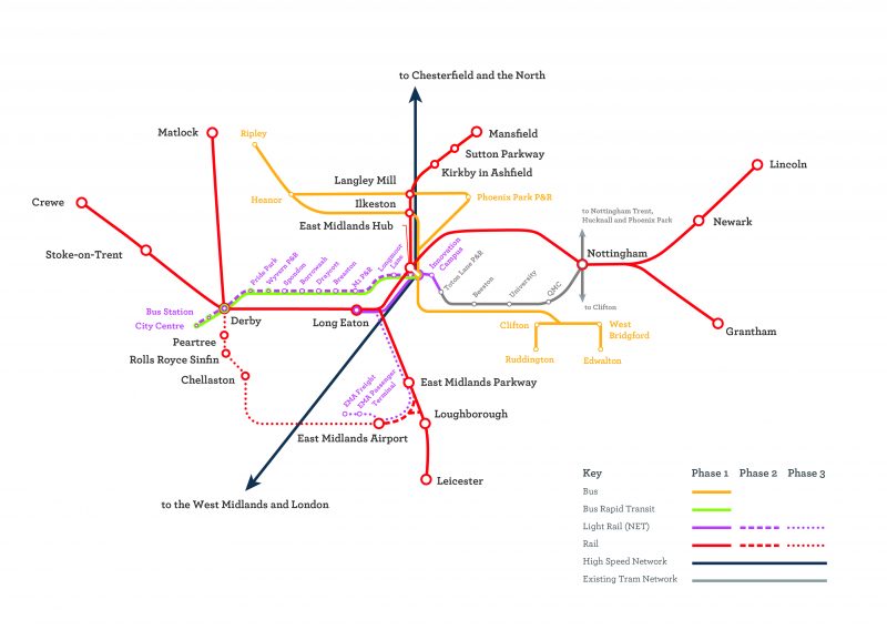 Revealed: £2.7bn transport plan to revolutionise Nottingham’s links to HS2 hub station at Toton
