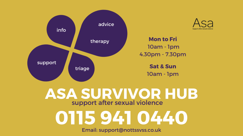 New support hub unveiled as Nottinghamshire marks Sexual Abuse and Sexual Violence Awareness Week