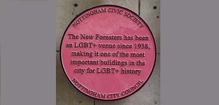 Nottingham first Pink Plaque