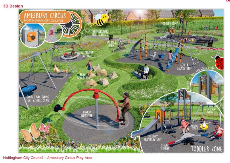 Play area improvements in time for the summer