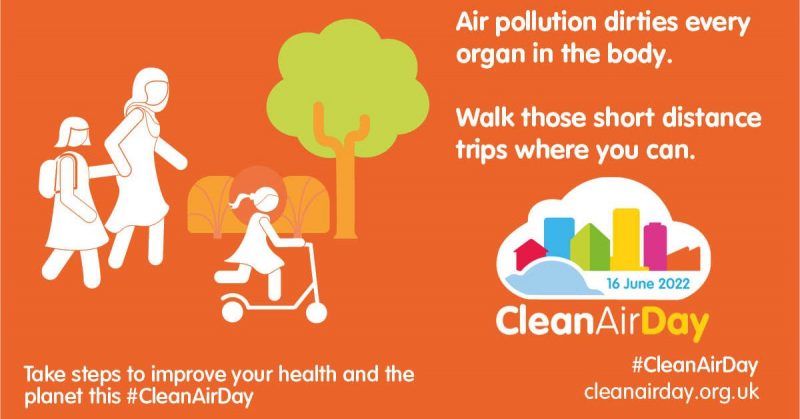﻿Do your bit for Clean Air Day this Thursday