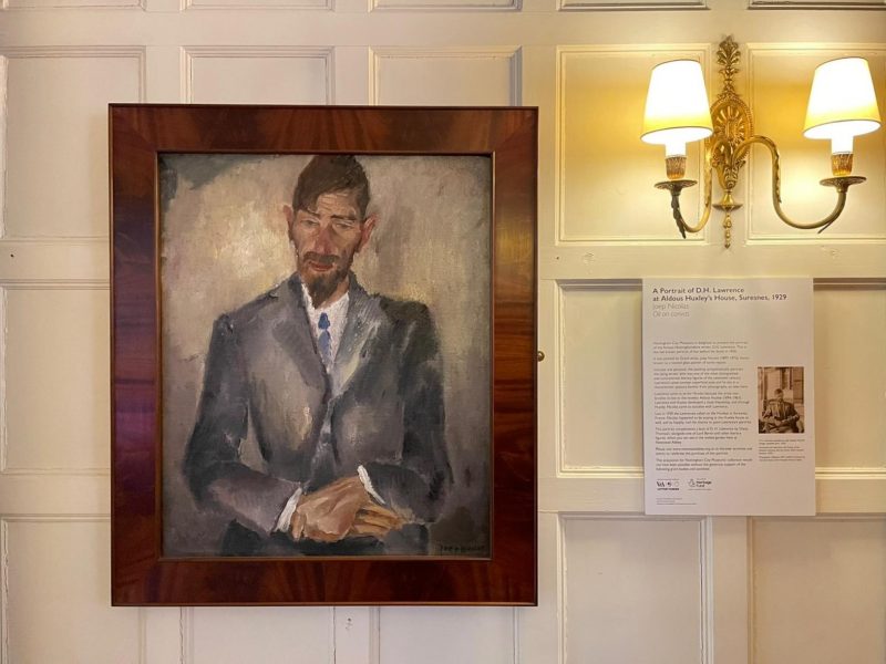 Nottingham City Museums secures grant funding and public donations to buy last-known portrait of D. H. Lawrence