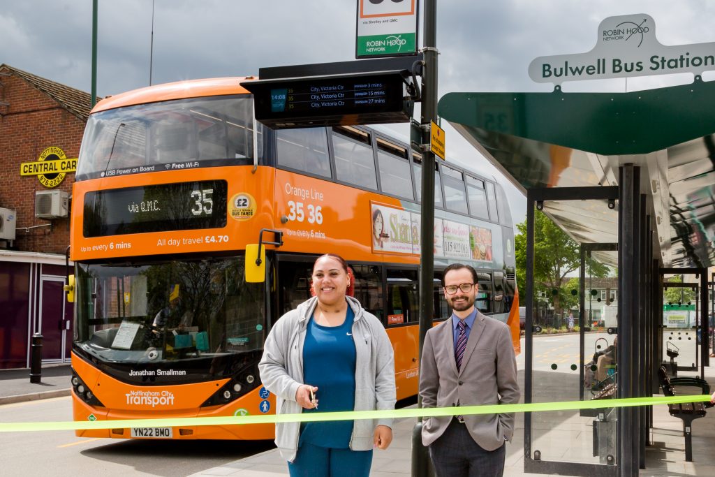 Olympian Emily Campbell officially opens the brandnew Bulwell Bus