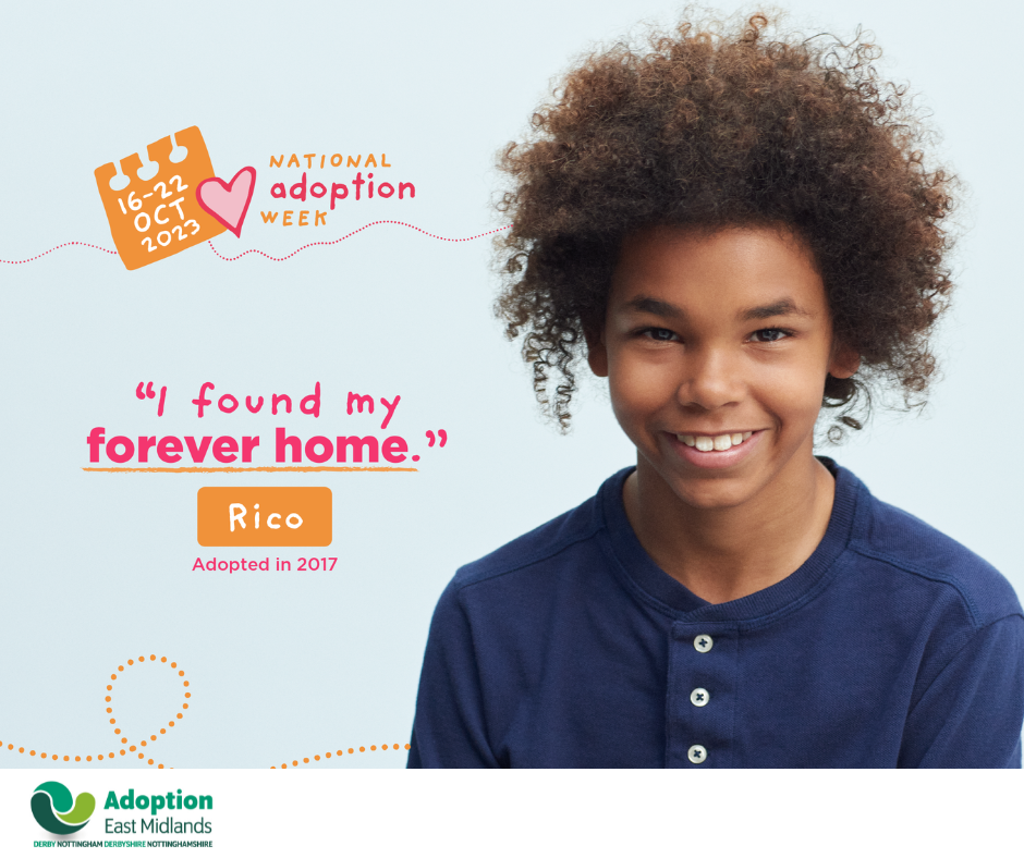 Adoption Week 2023 Picture of Rico, an adopted young person