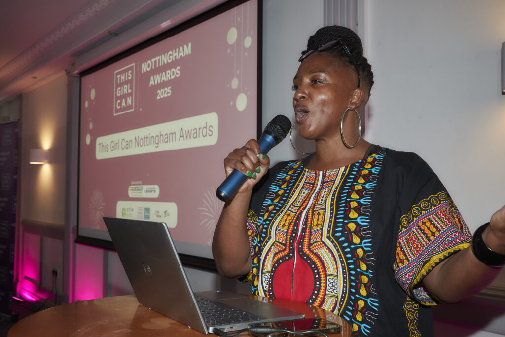 Charmaine Daley - This Girl Can Nottingham Community Activator hosting the This Girl Can Nottingham Awards 2025