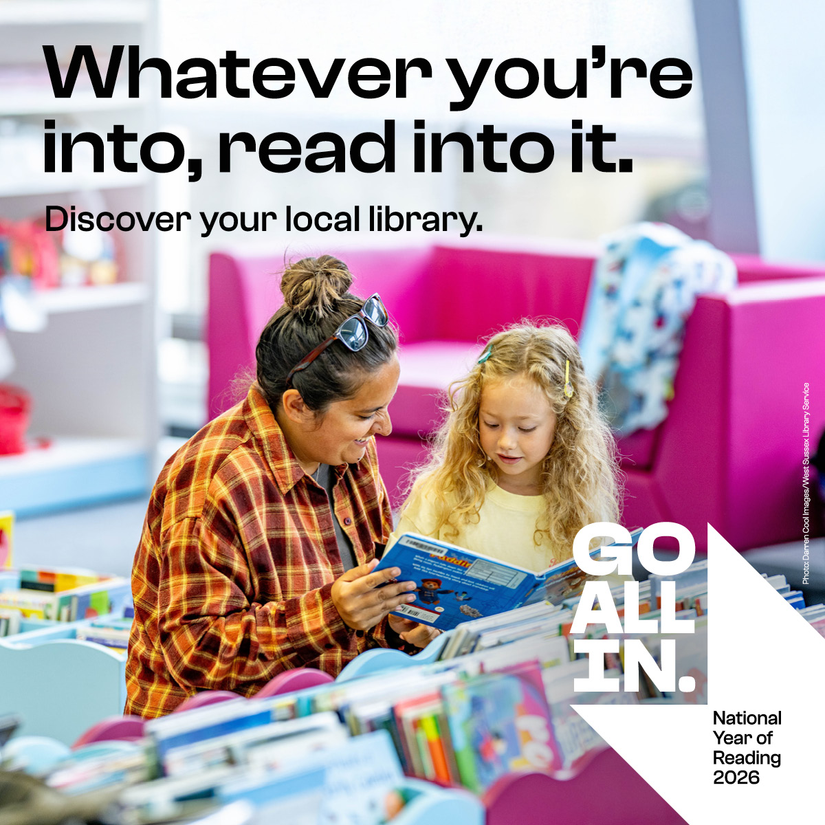 Whatever you're into, read into it.