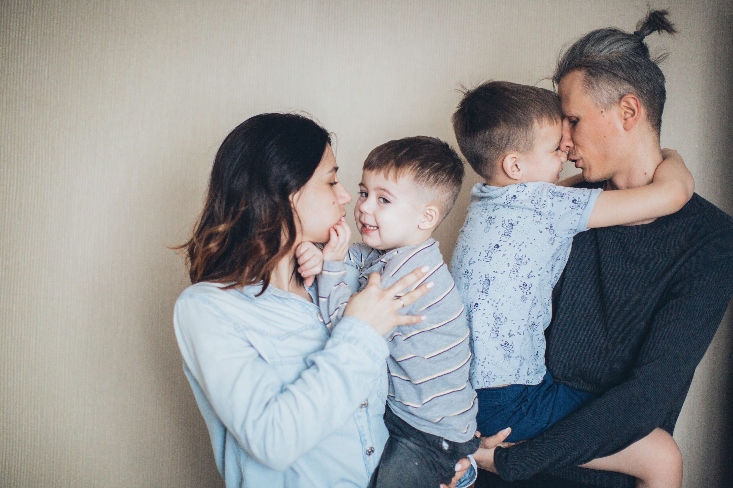 A homeless family