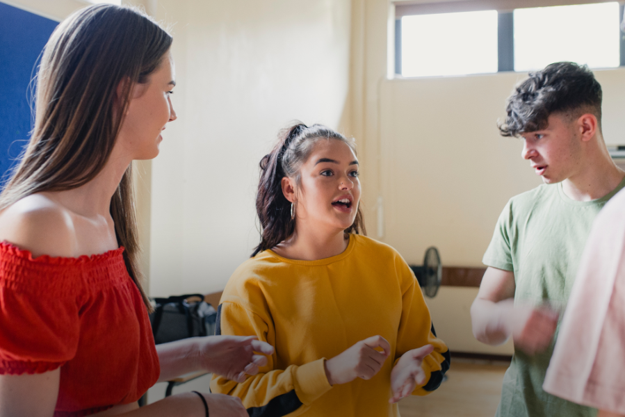 youth worker stock photo
